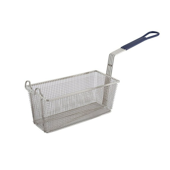 Deep Fryer Basket - Medium - Blue Handle