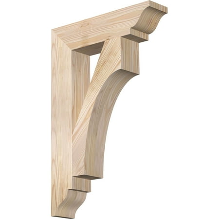 

Ekena Millwork 3 1/2 W x 16 D x 24 H Westlake Traditional Smooth Bracket Douglas Fir