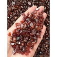 thumbnail image 3 of WHOLESALE Natural Semi Tumbled Orange Garnet Gemstone Chips, Crushed Mini Orange Garnet Crystals, Undrilled (Orange Garnet, 10 Pounds), 3 of 7