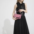 thumbnail image 4 of Bolso Cruzado Mujer Hombro Transparente Con Cadena Casual Pu Cu Cuero Pequeña Billetera Jalea Compras Bolsas, 4 of 9