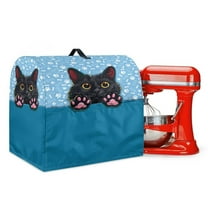 TSOVTHRID Cat Paw Bone Pattern Stand Mixer Covers Kitchen Aid Mixer Cover for 4.5-5 Quart Stand Mixer Stain Resistant Dust Cover with 2 Pockets Kitchen Accessories Mixer Covers,S