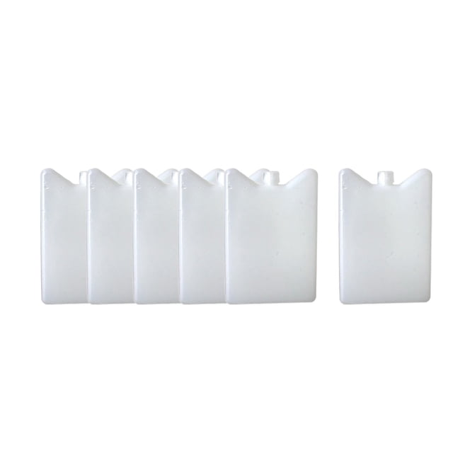 Paquete de hielo reutilizable para enfriadores, 6 unidades, para guardar botellas de leche materna 10 cm x 2 cm x 15 cm
