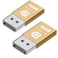thumbnail image 1 of Conector ficticio HDMI BKFK dp: adaptador de pantalla a hdmi, ventana virtual Luna Display para el hogar, emulador EDID ficticio, dongle ficticio Displayport Headless (DP-2P), 1 of 4