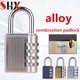 thumbnail image 2 of Candado de combinación de aleación de zinc de 4 dígitos, candado antirrobo para equipaje, resistente a la intemperie, para seguridad al aire libre, gimnasio, código de seguridad, cerradura de puerta,, 2 of 5