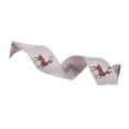thumbnail image 4 of yotijay Christmas Ribbon Christmas Tree Decor 2 inch Wide Linen Ribbon for Gift Wrapping Gray, 4 of 9