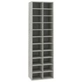 thumbnail image 3 of vidaXL Shoe Cabinet Gray 21.2"x13.3"x72" Chipboard, 3 of 36