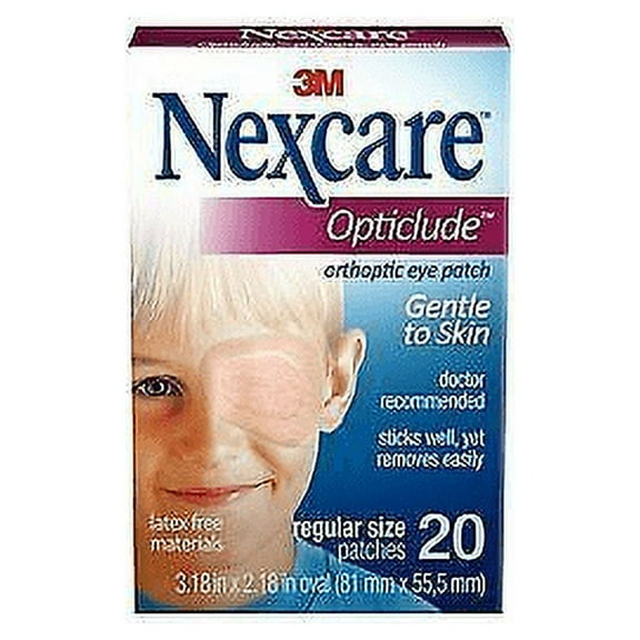 Nexcare Opticlude Comfort Eye Patch, Nude, Breathable, 20 Ct, 36-Pack