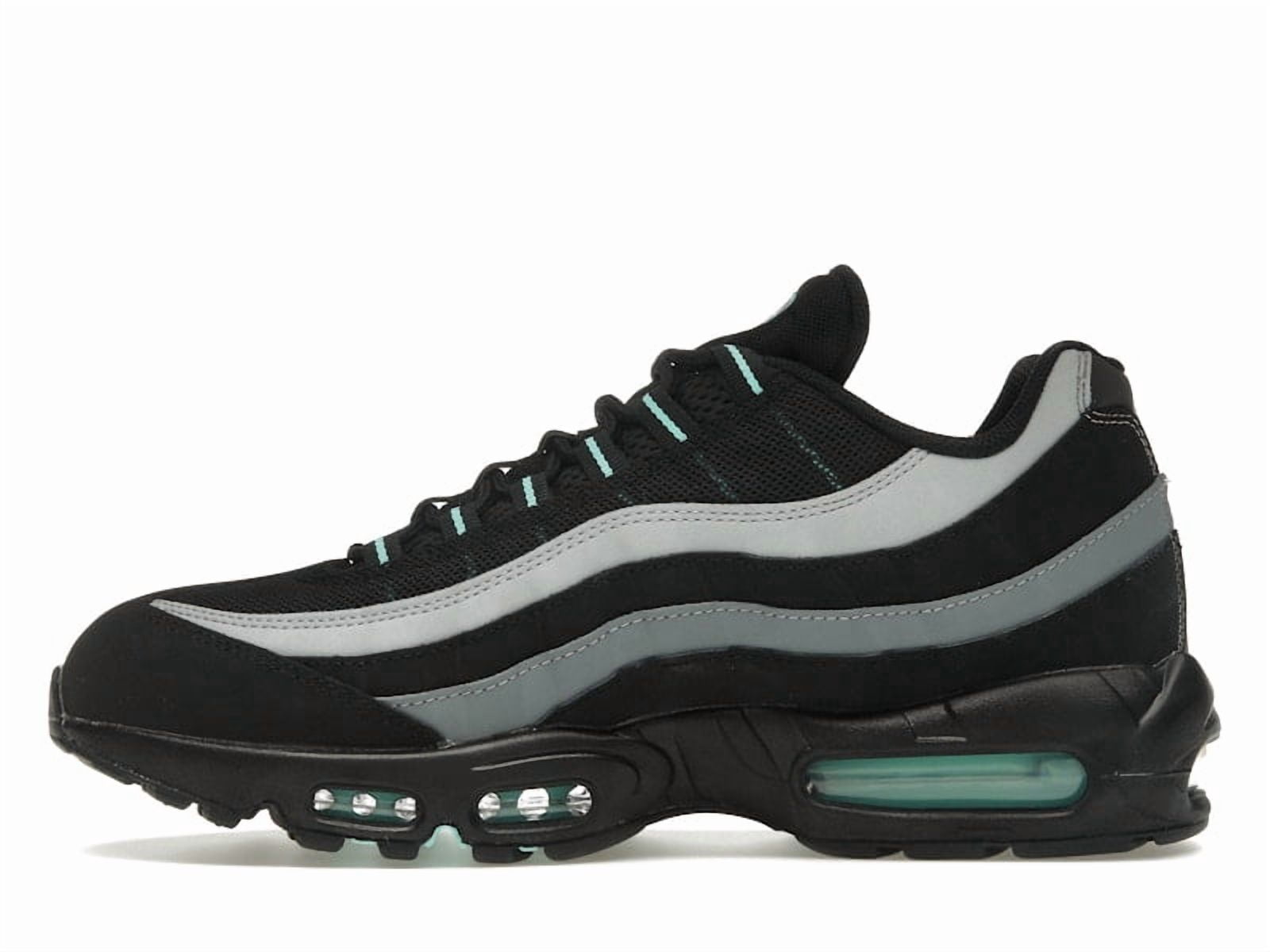 Nike Men's Air Max 95 Black Aurora Green Running Shoes, from StockX