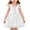 White, variant on BLTIBY Toddler Baby Girls Cotton Dresses Round Neck Lace Trim Sleeveless Dress Summer Beach Holiday Sundress Beige 0-1 Years