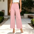 thumbnail image 4 of Boyscolos Women's Stretchy Lounge Pants Travel Fashion Pant Summer Lightweight Yoga Leggings Loose High Waist Clothes, 4 of 5
