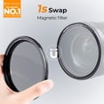 thumbnail image 2 of Filtro ND variable K&F Concept 72 mm ND8-ND128 (3-7 paradas), 2 of 8