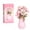 Pink, variant on 418PCS Purple Rose Bouquet Building Blocks Set with Vase, Eternal Artificial Flower Building Kit, Birthday Gift for Women, Creative Home Decor