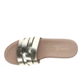 thumbnail image 4 of Chinese Laundry Womens Serenna Metallic Platform Wedge Slide  Casual Shoes, 4 of 5