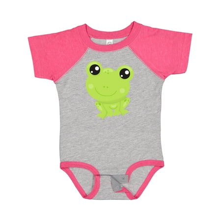 

Inktastic Cute Frog Little Frog Baby Frog Green Frog Gift Baby Boy or Baby Girl Bodysuit