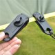 thumbnail image 1 of Camping Tent Gala Point Windproof Fixed Tarpaulin Linoleum Tent Clips (10 Pieces, Black), 1 of 2