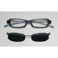 thumbnail image 3 of SMARTCLIP 906 DURABLE CAT EYE EYEGLASS FRAME/GLASSES POLARIZED CLIP-ON LENS, 3 of 9