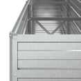 thumbnail image 4 of vidaXL Garden Raised Bed 240x40x77 cm Galvanized Steel Silver, 4 of 5
