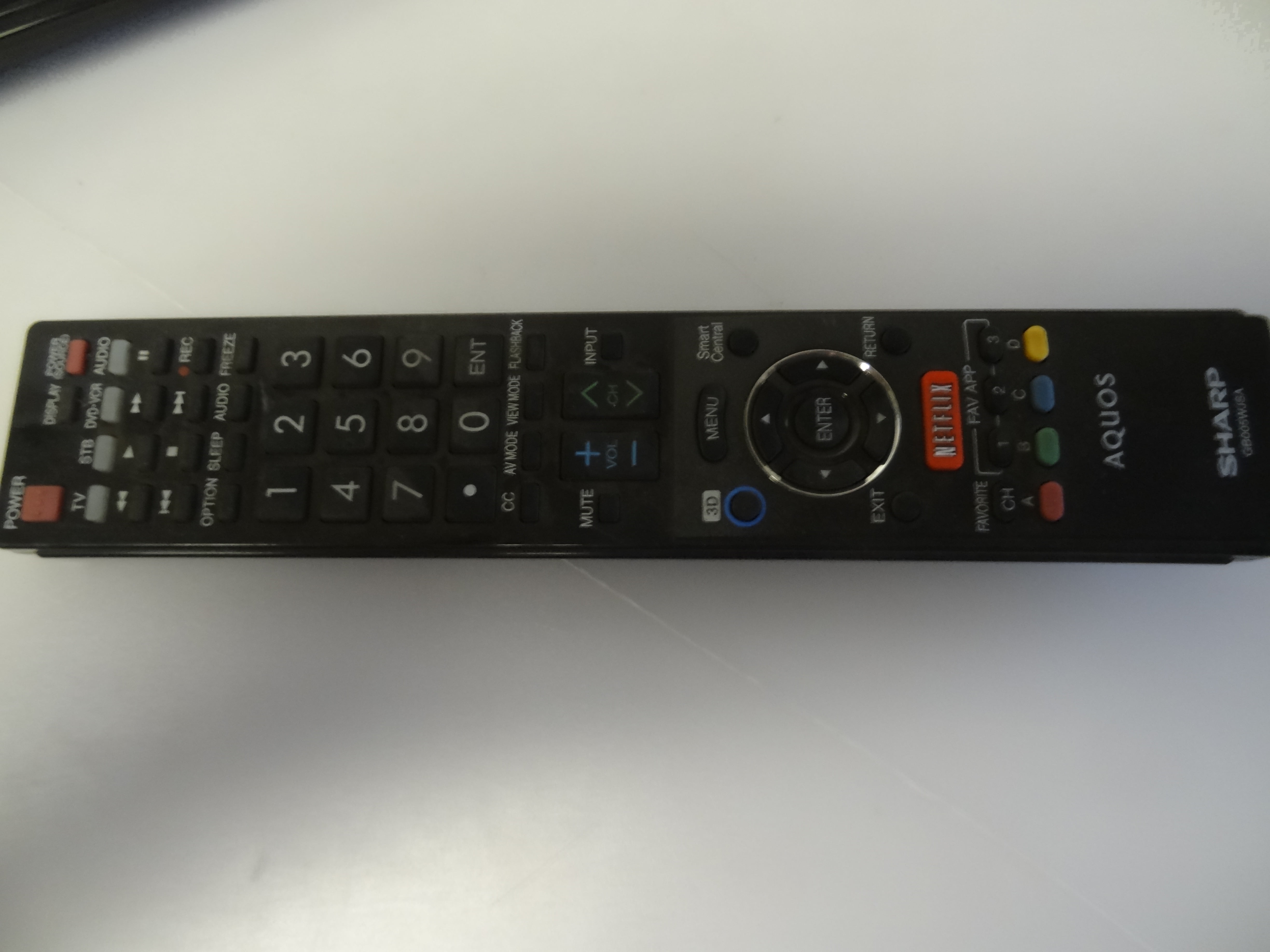 Sharp LC70LE755U Smart TV Remote GB005WJSA RRMCGB005WJSA NEW