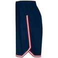 thumbnail image 4 of Holloway Sportswear XL Retro Basketball Shorts Navy/Scarlet/White 224077, 4 of 5