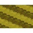 thumbnail image 1 of Ahgly Company Tapis d'Intérieur Lavables en Machine, Rectangle Transitionnel Brun Bronze Foncé, 7' x 10', 1 of 7