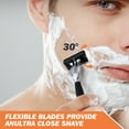 thumbnail image 4 of Venoro Men's Razors 7-Blade 2 Manual Razor Handles and 24 Blades Refills, Black, 4 of 9