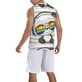 thumbnail image 2 of Naloa Panda with Sun glasses Basketball Jersey Reversible Men's Mesh Athletic Sports Shirts Training Practice S-4XL3X-Large, 2 of 6