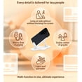 thumbnail image 5 of Adjustable Phone Stand for Desk, Sturdy Universal Holder Compatible with iPhone Samsung, Portable Foldable Phone Holder for Video Calls Reading Movies, Compact Lightweight Modern Design, 5 of 7