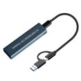 thumbnail image 1 of M.2 NVMe&SATA Dual Protocol Mobile Hard Disk Case External SSD Enclosure High-speed Transmission Aluminium Magnesium, 1 of 8