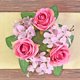 thumbnail image 3 of Lunxisen 2 Pcs Valentines Red Roses Candle Rings Wreaths Artificial Flowers Wedding Centerpieces Candle Holder with Green Leaves for Engagement Farmhouse Party, 3 of 8