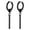 02. Hoop Bar-Black, variant on FOCALOOK Black Dangle Earrings for Women Hypoallergenic Minimal Long Thin Drop Dangling Vertical Bar Earrings