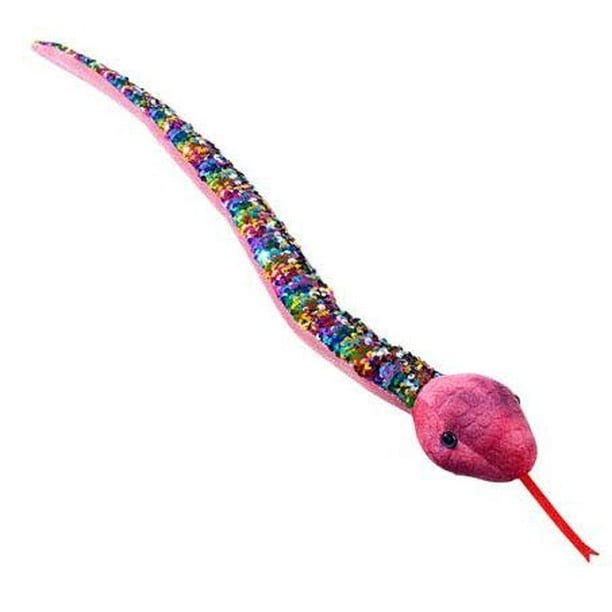sequin stuffed snake