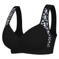 thumbnail image 2 of EaskTriop Front Closure Bras for Older Women No Underwire Wireless Full Coverage Senior Bra Supportive Everyday Comfort Bralette Wide Strap, 2 of 6