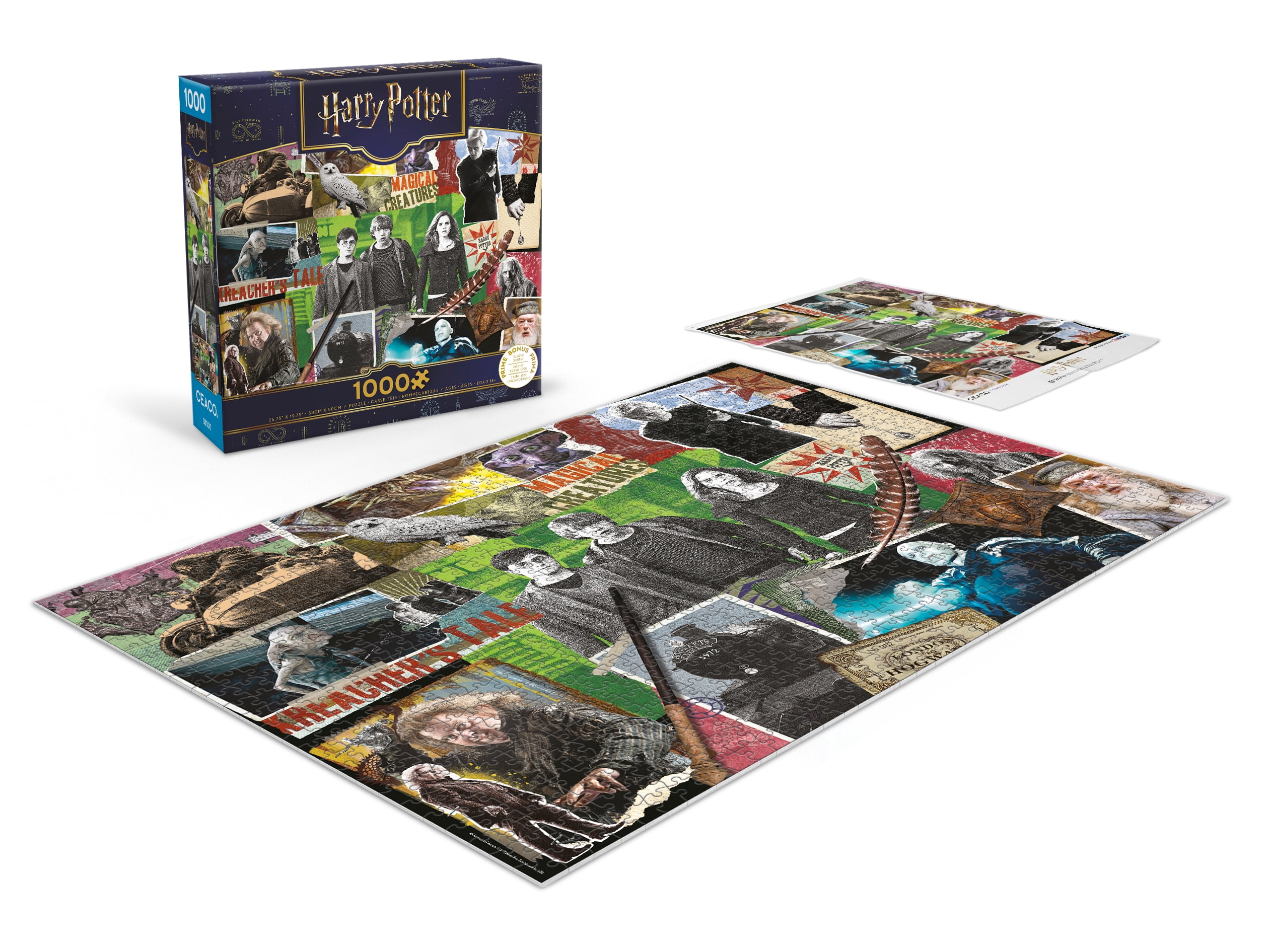 Ceaco Harry Potter Collage 1000-Piece Interlocking Jigsaw Puzzle for Adults Ages 14+