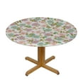 thumbnail image 3 of TIAOTIAOHOU Blue-2 Round Tablecloth for Picnic Dining Kitchen Farmhouse 70x70in, 3 of 7