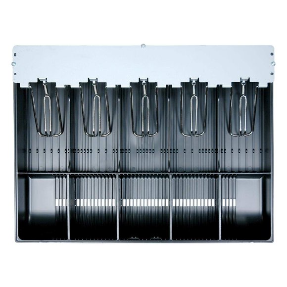SAM4s Cash Register Drawer Insert Money Till Tray 60, 5 Bills 5 Coins Holder, Model 60, 5 x 5 with Steel Bill Arms, ER-915, ER-920, ER-925, ER-940, ER-945, ER-320, SPS-340, SPS-345