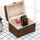 thumbnail image 5 of Alcancía de madera Caja de seguridad para ahorros con cerradura Talla de madera Cofre del tesoro legendario hecho a mano, 5 of 12