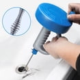 thumbnail image 3 of Wosthever La serpiente durable azul del retrete de la cocina desbloquea los tubos con facilidad usando la barra flexible de la serpiente del Suministros de limpieza para el hogar azul 10M, 3 of 6