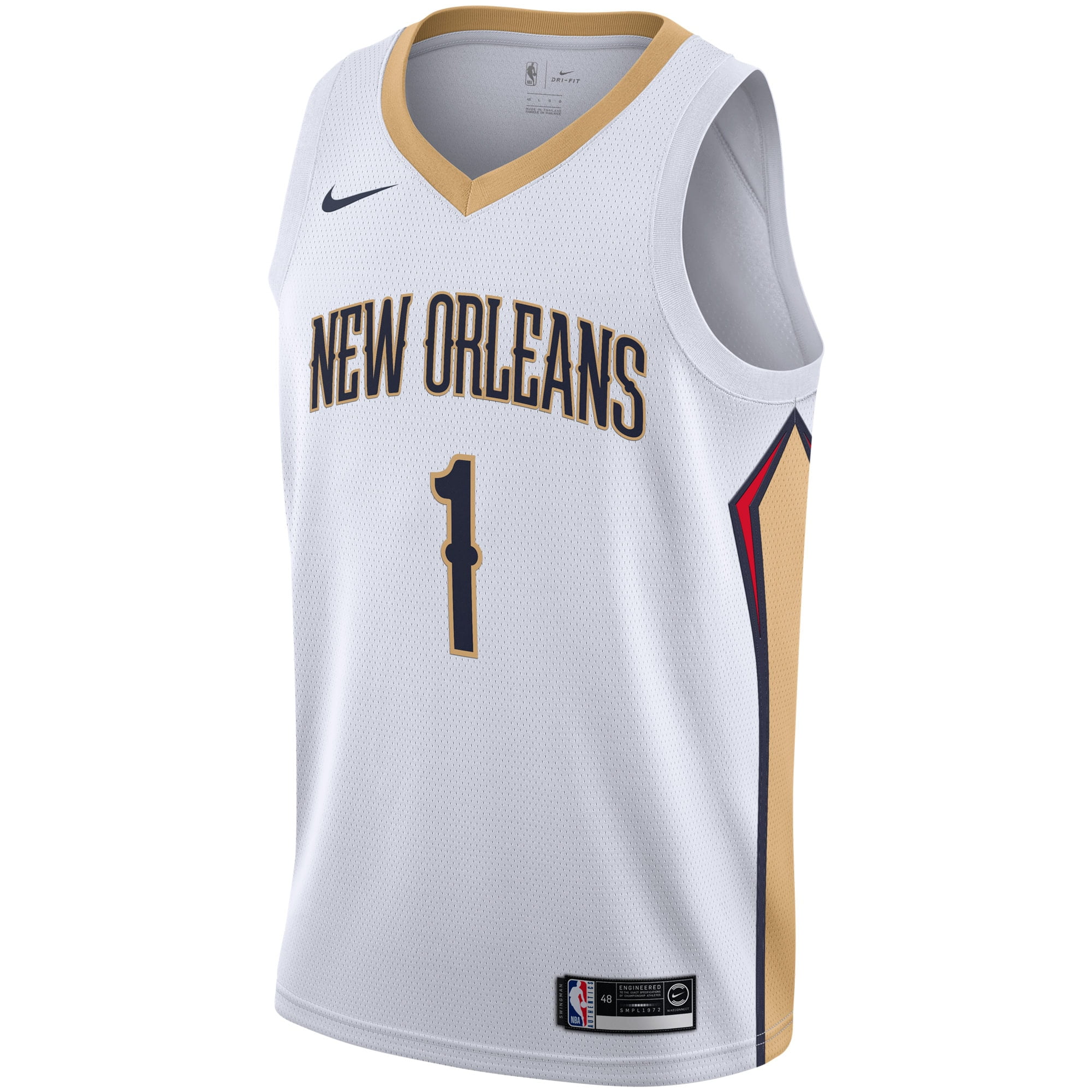  Nike Zion Williamson New Orleans Pelicans Icon Edition Swingman  Jersey - Navy Blue : Sports & Outdoors