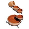 thumbnail image 4 of KoolScapes 5-Tier Solar Powered Cascading Fountain with Terracotta Clay Pots, Outdoor Water Feature for Garden Decor, 4 of 7