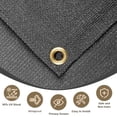 thumbnail image 3 of LOVE STORY Custom Size 3x3 FT Outdoor Sun Shade Cloth Pergola Shade Cover with Grommets 95% UV Protection for Patio, Dark Grey (Customized), 3 of 7