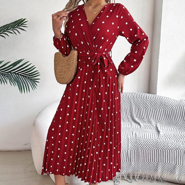 Women Spring Boho Maxi Dress 2024 Long Sleeve V Neck Swiss Dot Smocked Tie Waist A-Line Ruffle Casual Tiered Chiffon Flowy Long Dress - Walmart.com Women Spring Boho Maxi Dress 2024 Long Sleeve V Neck Swiss Dot Smocked Tie Waist A-Line Ruffle Casual Tiered Chiffon Flowy Long Dress - Walmart.com