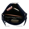 thumbnail image 5 of MKF Collection Sierra Women’s Vegan Leather Shoulder Bag by Mia K - Cognac Brown, 5 of 6