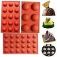 thumbnail image 1 of Jinsinto Hemispherical Silicone Mold, Baking Molds,for Make Jelly, Dome Mousse, 1 of 5