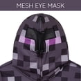 thumbnail image 6 of Minecraft Little Kids' Boy or Girl Cosplay Fleece Zip-Up Hoodie Enderman Dark Grey, 6 of 6