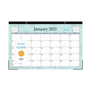 Blue Sky 2021 17" x 11" Desk Pad, Rue Du Flore