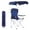 Navy, variant on CozyBox Portable Chair with Shade Canopy Beach Chairs for Adults Canopy Shade Seating Camping and Folding Chairs for Outside Foldable Canopy Chairs for Outdoors