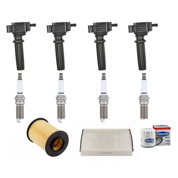 Direct Ignition Coils Spark Plugs Tune Up for 2013-2019 Ford Escape 2.0L