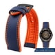 thumbnail image 3 of Correa de reloj de lona impermeable de caucho y silicona para deportes al aire libre de 19, 20, 21 y 22 mm de la serie Citizen Helmsman/Commander, 3 of 5