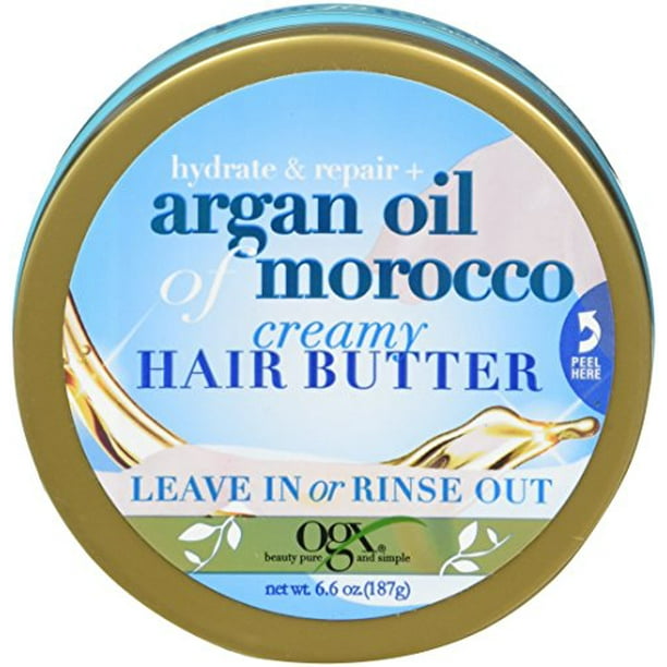 OGX Hydrate & Reapir Argan Oil Of Morocco Creamy Hair Butter, 6.6 Ounce