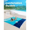 thumbnail image 3 of Beach Blanket 210 x 200cm Large, Waterproof, Sandproof, Picnic Blanket, for Travel, Camping, Vacation, etc., 3 of 5